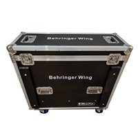 Flight case personnalisé Behringer Wing avec roues, système de sonorisation, table de mixage numérique, version normale à trois ouvertures