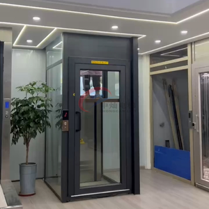 Ascenseur hydraulique de maison résidentielle de cabine en verre de 3 étages et 4 étages externes Ascenseurs électriques de maison de villa <span class=keywords><strong>pour</strong></span> 2-6 personnes - Product Image 4