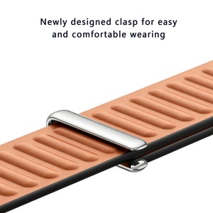 Bracelet de montre en cuir véritable pour Google Fitbit Air, bracelet de remplacement à texture unie - Product Image 5