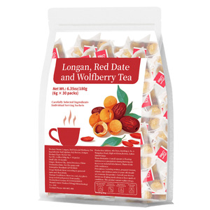 Tisana alle Erbe Profumata al Longan, Giuggiole Rosse e Bacche di Goji 180g – Supporta Vitalità e Benessere Immunitario, Senza Caffeina, Calore Quotidiano - Product Image 6