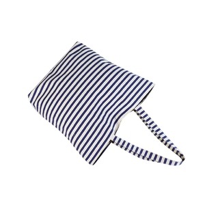 Sacs fourre-tout en toile de coton robuste, couleurs assorties personnalisées, avec bretelles et fermeture éclair supérieure, pour la plage - Product Image 2