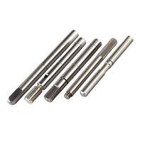 Piezas de precisión de mecanizado CNC de acero inoxidable personalizadas para ejes de motores de vehículos aéreos no tripulados, ejes largos laminados