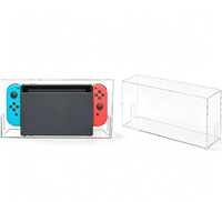 Housse anti-poussière en acrylique pour station de charge Nintendo Switch, boîtier de protection anti-poussière pour station de charge de jeu, pour bureau