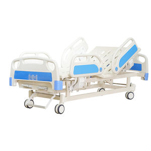 Cama de <span class=keywords><strong>hospital</strong></span> manual multifuncional ajustable 4 barandillas pequeñas 2 manivela Haowei Kang Modelo 17 2 años de garantía Metal comercial - Product Image 2
