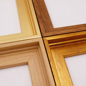 Оптовая продажа, плавающая парусиновая рамка с деревянными рамками для домашнего декора, пластиковая рамка для рисования под заказ, цифровая печать логотипа - Product Image 2