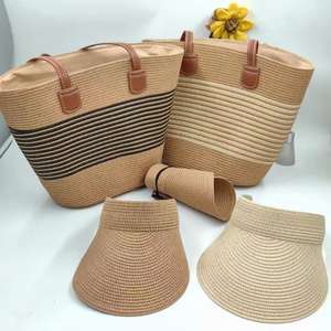 Sombrero de Sol de Ala Ancha Plegable para Viaje, Informal, de Rafia, Ecológico, con Protección Solar UPF50+, de Lujo - Product Image 2