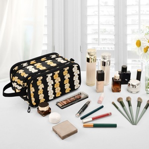 Hawaiian Puakenikeni Flower Custom Logo <b>Large</b> Capacity Portable Organizer Zipper Pouch Travel Organizer Makeup <b>Cosmetic</b> <b>Bags</b> - Product Image 6