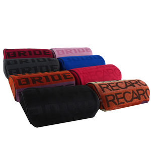 Pièces automobiles, coussin de dossier de siège en toile de style JDM, repose-nuque de course avec logo BRIDE, marque Yuechi, modèle YC-JDM0107 - Product Image 5