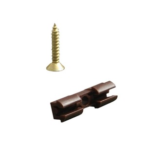 Brown Plastic Concealed Grille Connector For Woodworking Decorative Fastening Roman Column Cabinet Trim <b>Clip</b> Easy Installation - Product Image 4