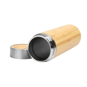 <span class=keywords><strong>Termo</strong></span> Inteligente de Acero Inoxidable 304 en Línea, Botella de <span class=keywords><strong>Agua</strong></span> para el Hogar y Exteriores con Pantalla LED de Temperatura, Fibra de Madera de Bambú - Product Image 5