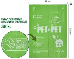 Lavender Scented Dog Poop Bags <b>Compostable</b> Leak Proof Waste Bags - Product Image 2
