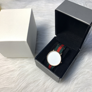 Caja de Regalo Cuadrada de Lujo de Alta Gama con Solapa Individual de Terciopelo para Joyería, Estuche Protector para Relojes a Bajo Precio - Product Image 1