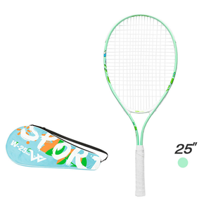 Venta Directa de Fábrica, <span class=keywords><strong>Raqueta</strong></span> de Tenis de Aluminio de <span class=keywords><strong>25</strong></span> <span class=keywords><strong>Pulgadas</strong></span> con Logotipo Personalizado, Diseño Ligero y Bolsa para Jugadores Junior - Product Image 1