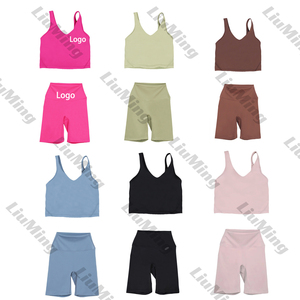 طقم ملابس نسائية غير رسمية بدون أكمام طقم ملابس نسائية من قطعتين - Product Image 4