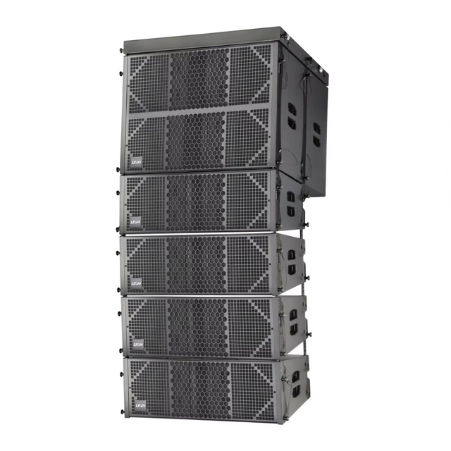 New Arrival 3 Way Line Array Speakers Dual 10 Inch 1200W