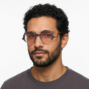 Oval Full Rim <b>Sunglasses</b> Men Retro Style UV400 Protection Casual Wear Adult - Product Image 1