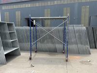 Andamio de Acero Q235 con Marco de Puerta Pintado de Negro, Andamio de Acero para Construcción y Decoración