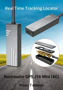 4G LTE 有线 J16mini GPS 追踪器 实时追踪 超速警报 仪表板 PC 应用程序 兼容 GPS 适用于汽车摩托车 - Product Image 6