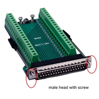 Adaptateur de terminaison D-SUB 37 broches OKYN1025 DB37 mâle pour carte de dérivation de module de signal PLC CNC