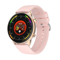 Montre connectée sportive Round Screen T30 PRO avec écran AMOLED de 1,43 pouces, fonction de mesure du rythme cardiaque et de l'oxygénation du sang, et fonction d'appel