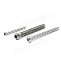 Vis de fixation orthopédique en titane CNC sur mesure pour la fixation des fractures osseuses longues, clou intramédullaire et vis d'interverrouillage