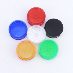 Molinillo de Hierbas Manual de Plástico de 3 Partes, Colorido, para Fumar Hierbas Secas, Cigarrillos, Tabaco, Accesorios para Fumar - Product Image 1