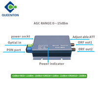 Receptor Transmisor Óptico Pasivo de Fibra HS-OR23W Mini 1550rf CATV Nodo Óptico para Exteriores con WDM