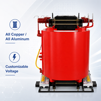 Transformador de Resina Epoxi Trifásico de 10kV 380V, Tipo Seco, para Distribución Industrial, Directo de Fábrica