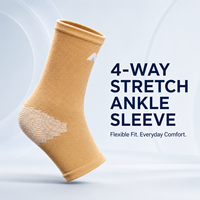 Attelle de soutien sportive élastique de compression pour la cheville, idéale pour l'entraînement physique, les jeux de ballon et la protection des articulations