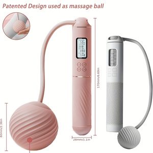 <span class=keywords><strong>Corde</strong></span> à <span class=keywords><strong>sauter</strong></span> de sport et de fitness intelligente avec détection du rythme cardiaque, en PVC et acier durables, 2,8 m - Product Image 6