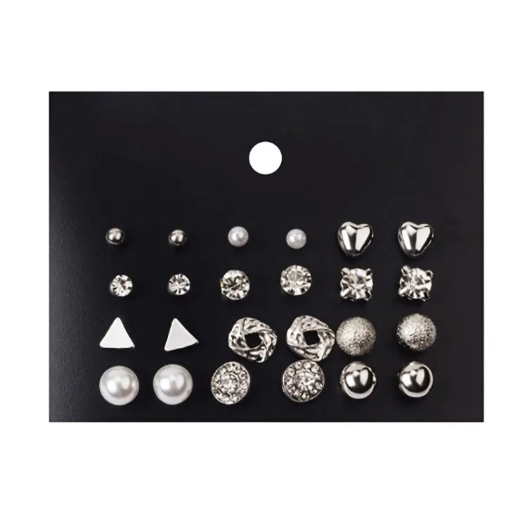 fashion women jewelry gold plated designer earrings popular brands pearl earrings set