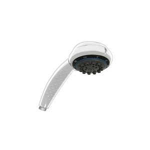 Naos Ensemble de douche sur pied 85 mm à 8 jets avec mitigeur thermostatique en laiton brossé poli, style classique, avec mitigeur de douche en cuivre - Product Image 1