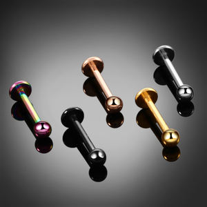 ขายส่งต่างหูแบบ Labret <span class=keywords><strong>Monroe</strong></span> ขนาด 16G ขนาด 4/6/8/10/12 มม. ทำจากไทเทเนียม สำหรับเจาะริมฝีปาก หู และกระดูกอ่อน - Product Image 6