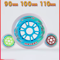 Ruidongle ODM Roues de patinage de vitesse professionnelles originales, grandes roues de course 90/100/110mm, double dureté pour la compétition sur piste