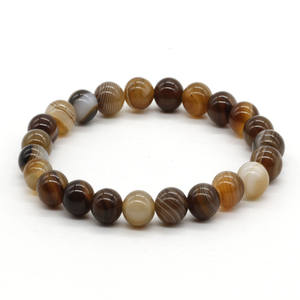 <span class=keywords><strong>Bracelet</strong></span> de soulagement de la <span class=keywords><strong>douleur</strong></span> d'époque <span class=keywords><strong>Bracelet</strong></span> de pierres précieuses naturelles pour femmes <span class=keywords><strong>Bracelet</strong></span> de perles d'agate à rayures de puissance de guérison - Product Image 5