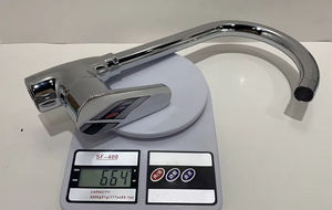 Nieuw Binnen Klassiek Enkel Handvat Verchroomd Keukenmixer Kraan Warm Koud Water Besparende Kraan Messing Gootsteen Badkamer Kraan - Product Image 5