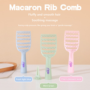 Peine de púas Yunli de tamaño pequeño con función de limpieza incorporada para el cuidado del cabello - Product Image 3