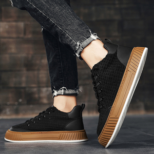 Chaussures décontractées plates pour hommes, baskets personnalisées, vente en gros en Chine - Product Image 4