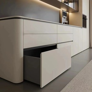 Gabinetes de Cocina Modulares de Lujo Modernos al <span class=keywords><strong>por</strong></span> Mayor, Personalizados, con Acabado Inoxidable - Muebles de Cocina Ecológicos - Product Image 3