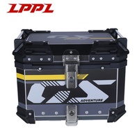Nouvel Arrivage : Kit de Bagages Multi-Capacités au Design Unique, Boîte Arrière pour Moto pour les Trajets Quotidiens et les Courts Voyages