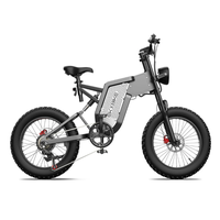 Vélo de montagne électrique puissant 2000W EKX X20 avec cadre en aluminium, pneus larges de 20 pouces, batterie au lithium 48V, pour adultes, hommes, route, tout-terrain, cyclomoteur