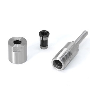 Adaptateur de tige d'extension de 8 mm et 12 mm avec queue de 1/4 pouce, support de mandrin pour fraises de défonceuse, pour la menuiserie, la gravure et la découpe - Product Image 6