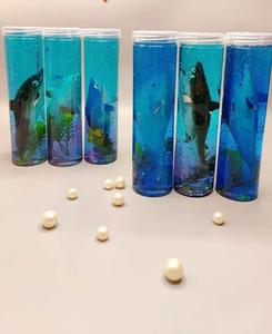 Lot de 6 Slime Transparent Antiadhésif Thème Animaux Marins Extensible et Unique, Couleurs Assorties avec Dauphin - Vente Flash - Product Image 1