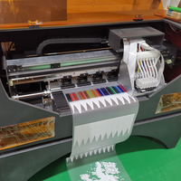 Ideas de Pequeños Negocios YILEE 2024, Impresora DTF Dual XP600 con Máquina Agitadora de Polvo, Impresoras Digitales de Inyección de Tinta A2 para Uso Industrial