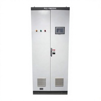 Armoire de commande programmable IEC 61131 avec logique de relais Modbus RTU, mesure d'énergie et double porte pour usine sidérurgique