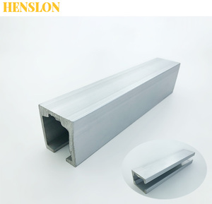 Rất nhiều phòng tắm Nhôm cửa trượt theo dõi kênh đường sắt cho bánh xe - Product Image 6