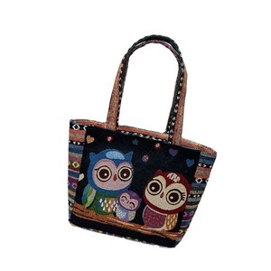 Bolsa de Ombro Casual Estilo Étnico JM para Meninas, Bolsa de Crochê com Fecho de Zíper Bordado Durável e Função de Armazenamento - Product Image 6