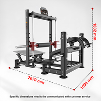 Machine de musculation pour les hanches Brightway, ensemble complet, banc de musculation, entraîneur de jambes, équipement de fitness de niveau commercial, machine de poussée des hanches