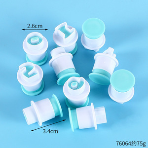 26 molde de prensa de resorte alfanumérico para galletas superior e inferior, fondant, Impresión de pasteles, herramientas para hornear pasteles <span class=keywords><strong>y</strong></span> decoración de pasteles - Product Image 4
