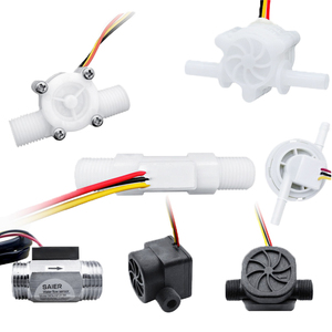 Sensor de Fluxo Líquido SEN-HZ41WA Medidor de Fluxo Eletrônico Sensor de Fluxo de Água Turbina com Alta Precisão - Product Image 1